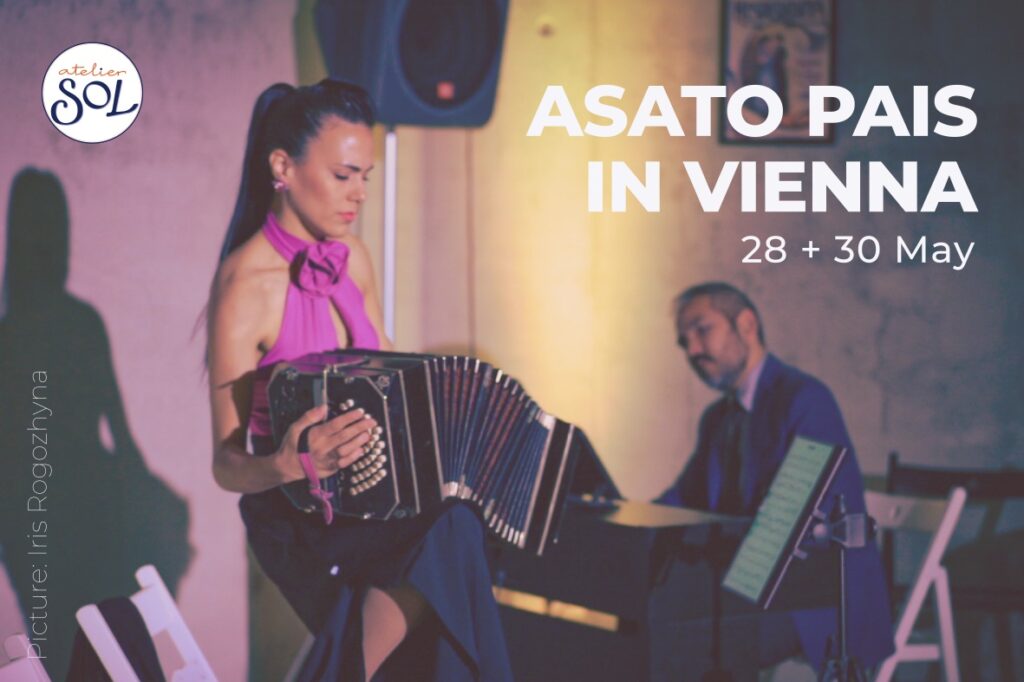 Duo Asato Pais in Vienna 28 to 30 May 2024 Tango Workshop Concert Milonga with Live Music