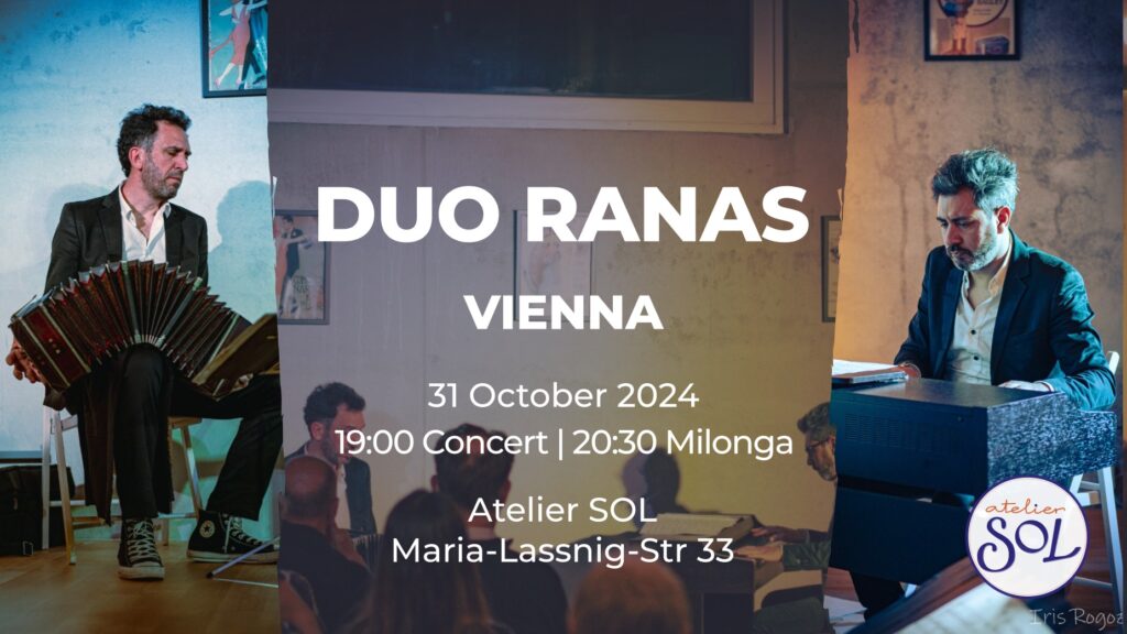 DUO RANAS Vienna 2024 Atelier SOL Concert Milonga with Live Music